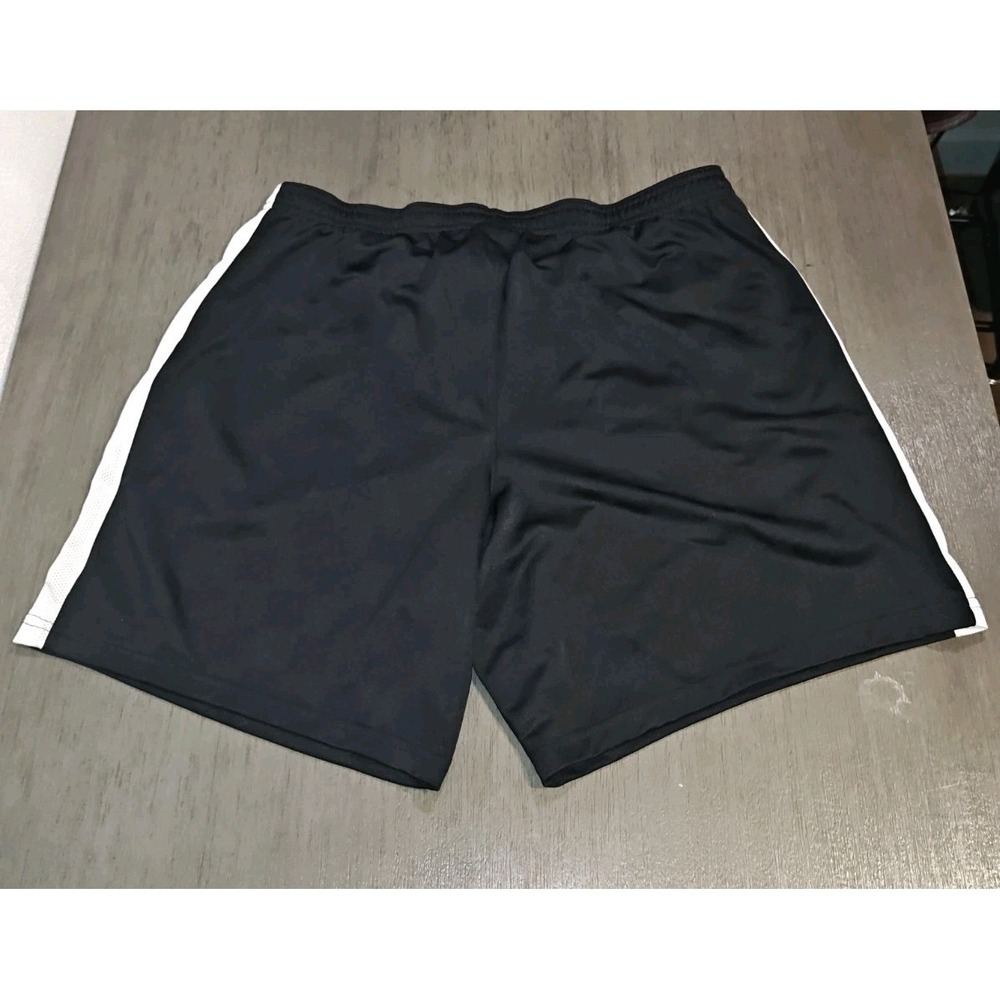 Nike Men's Breathe Academy Black Lux Gym Shorts in black & White Size XL - Picture 2 of 10